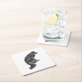 Candlelight Table Hush — Retriever Rechteckiger Pappuntersetzer (Vor Ort)