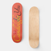 CANDLELIGHT UND YOU SKATEBOARDS / JMT SKATE (Vorderseite)