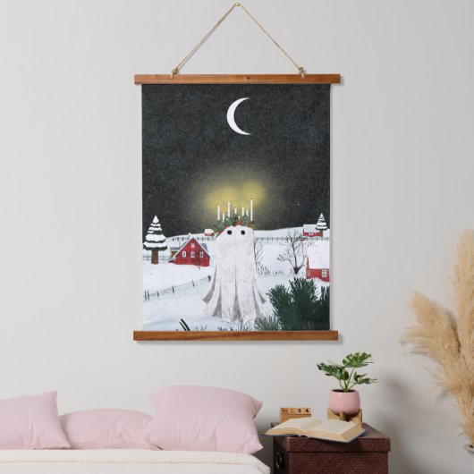 Candlelight Wandteppich Mit Holzrahmen (Schlafzimmer)