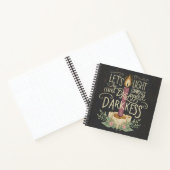Candlelight Whispers Spiralnotebook 🕯️ ✍️ Notizblock (Innenseite)