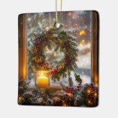 Candlelight Wreath Ornament (Links)
