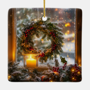 Candlelight Wreath Ornament