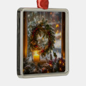 Candlelight Wreath Ornament Aus Metall (Rechts)