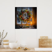 Candlelight Wreath Poster (Küche)