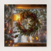 Candlelight Wreath Puzzle (Horizontal)