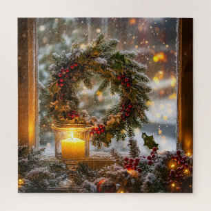 Candlelight Wreath Puzzle