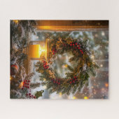 Candlelight Wreath Puzzle (Horizontal)