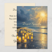 Candlelights on the coast in the dark, sympathy  (Vorne/Hinten)