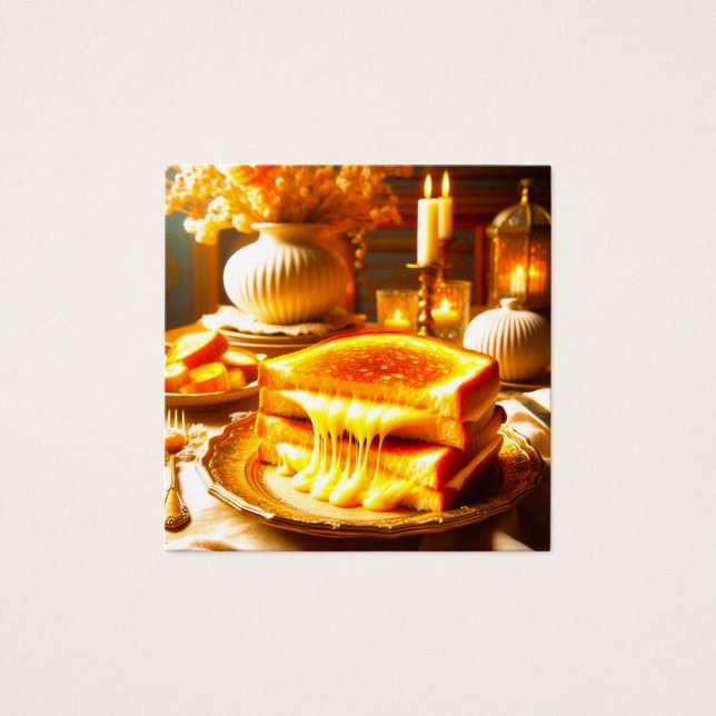 Candlelit Comfort Meal: Sandwich vom Grillkäse (Vorderseite)