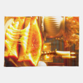 Candlelit Comfort Meal: Sandwich vom Grillkäse Geschirrtuch (Horizontal)