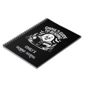 Candlelit Ghoul's Guide mit Name Reading Journal Notizblock (Linke Seite)
