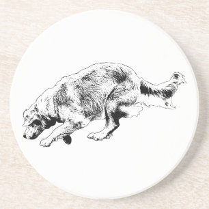 Candlelit Hallway Hallway Getränkeuntersetzer