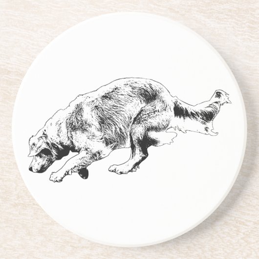 Candlelit Hallway Hallway Getränkeuntersetzer (Vorne)