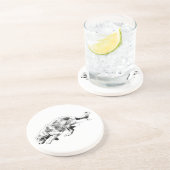 Candlelit Hallway Hallway Getränkeuntersetzer (Seite)