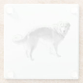 Candlelit Herbstblicken Glasuntersetzer (Rückseite)