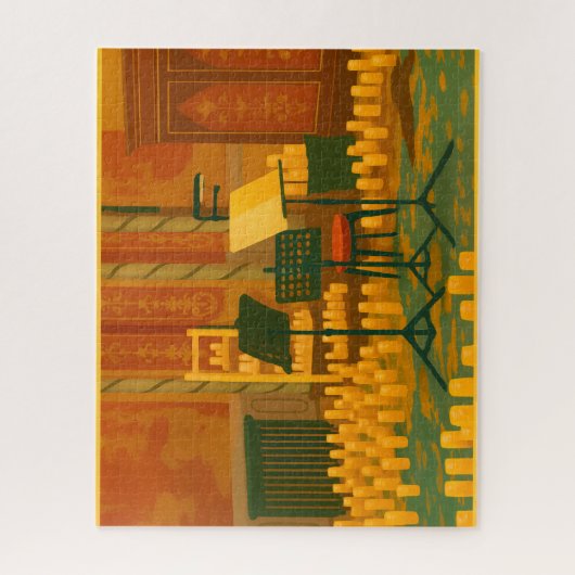 Candlelit Prelude - Music Room, Brighton Pavillon Puzzle (Vertikal)