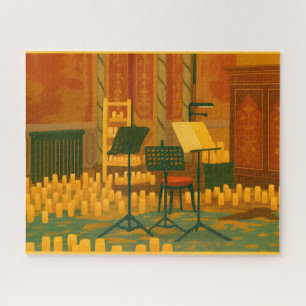 Candlelit Prelude - Music Room, Brighton Pavillon Puzzle