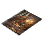 Candlelit Spellbook Notebook - Cozy Witz Journal Notizblock (Linke Seite)