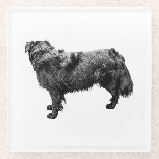 Candlelit-Statue Glasuntersetzer (Vorderseite)