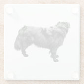 Candlelit-Statue Glasuntersetzer (Rückseite)