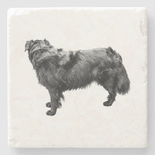 Candlelit-Statue Steinuntersetzer