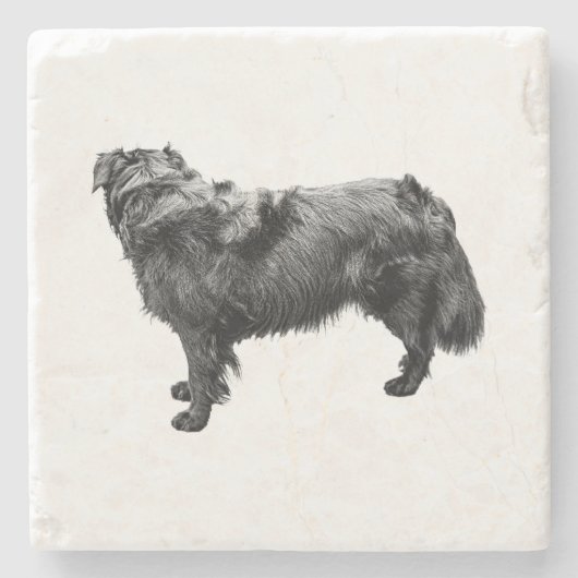 Candlelit-Statue Steinuntersetzer (Vorderseite)