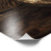 Candlelit Wine & Bread Feast Fotodruck (Ecke)