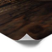 Candlelit Wine & Bread Feast Poster (Ecke)