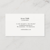 Candlemaker Candle Wings Visitenkarte (Rückseite)