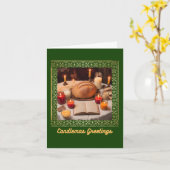 Candlemas Grußkarte Karte (Gelbe Blume)