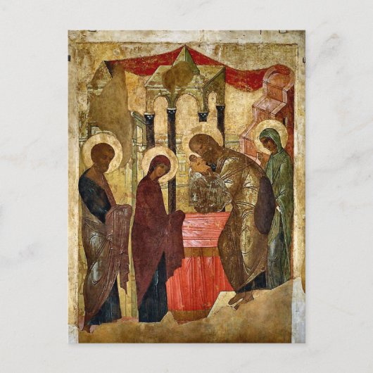 Candlemas-Orthodoxe Christliches Symbol Postkarte (Vorderseite)