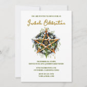 Candlemas Snowropp Pentagramm Einladung (Vorderseite)