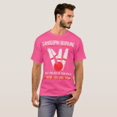 Candlepin Bowling Größe der Balls Funny New Englan T-Shirt (Vorne ganz)