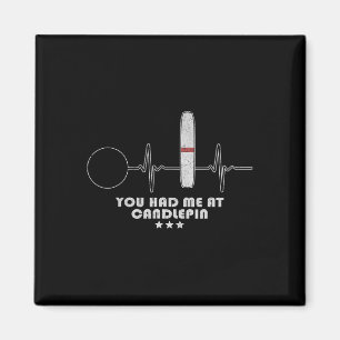 Candlepin Bowling Heartbeat Bowler Magnet
