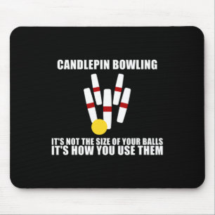 Candlepin-Bowling nicht die Größe von LL New Engla Mousepad