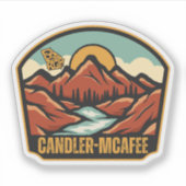 Candler-McAfee, Georgien Aufkleber (Vorderseite)