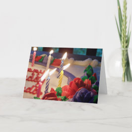 Candles Birthday Card Karte