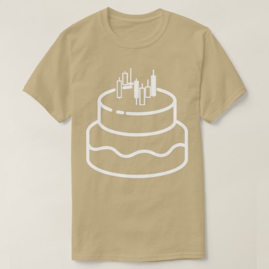 Candles Cake T-Shirt (Design vorne)