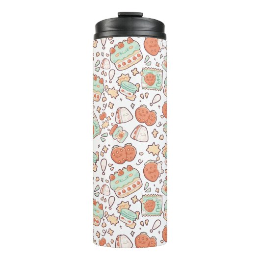 Candles Cake Thermosbecher (Vorderseite)