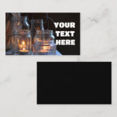 CANDLES CUSTOM BUSINESS CARDS VISITENKARTE (Vorne/Hinten)