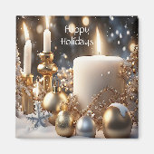 Candles Holiday Magnet (Vorne)