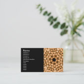 Candles Kaleidoskop Visitenkarte (Stehend Vorderseite)