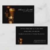 Candles/lights business Cars Visitenkarte (Vorne/Hinten)