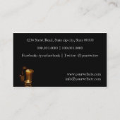 Candles/lights business Cars Visitenkarte (Rückseite)