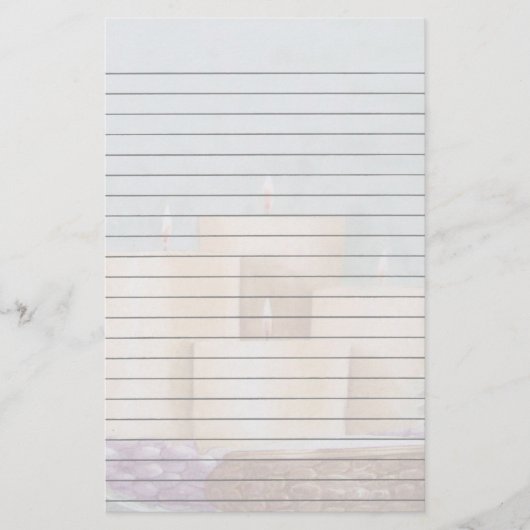 Candles Lined Stationery Briefpapier (Vorderseite)