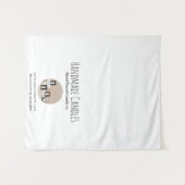 Candles Pop Up Shop Tischläufer Foto Verkäufer sig Wandteppich (Vorderseite (Horizontal))