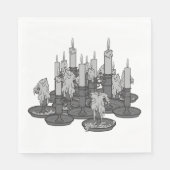 Candles Serviette (Vorderseite)