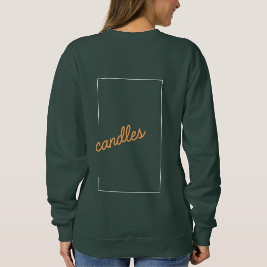 candles sweatshirt (Rückseite)