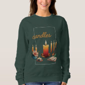 candles sweatshirt (Vorderseite)