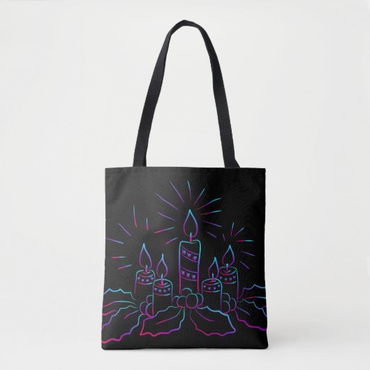 Candles Tote Bag Tasche (Vorderseite)